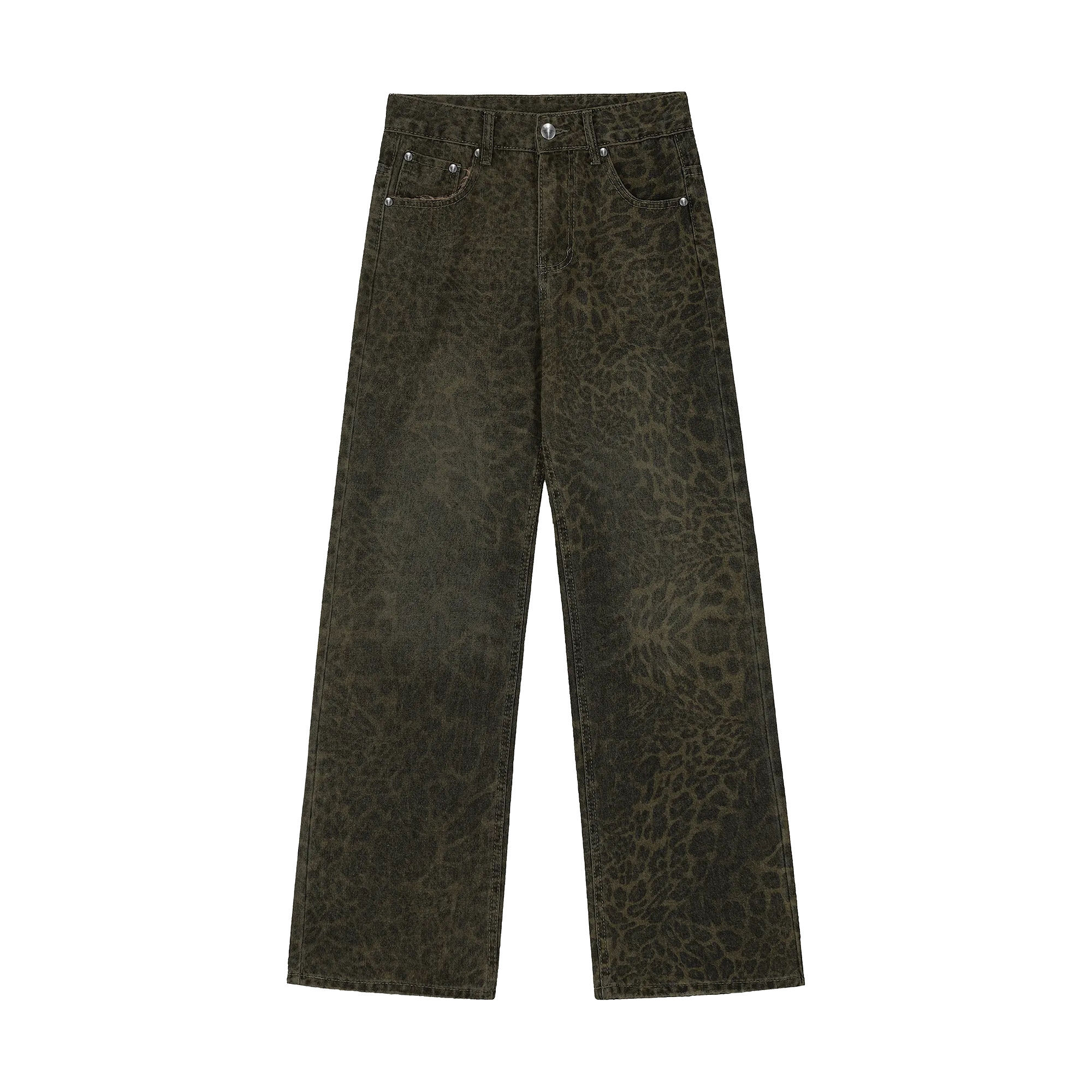 Mocha Leopard Jeans