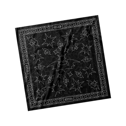 Black Leopard & Militant Camo Silk Bandanas