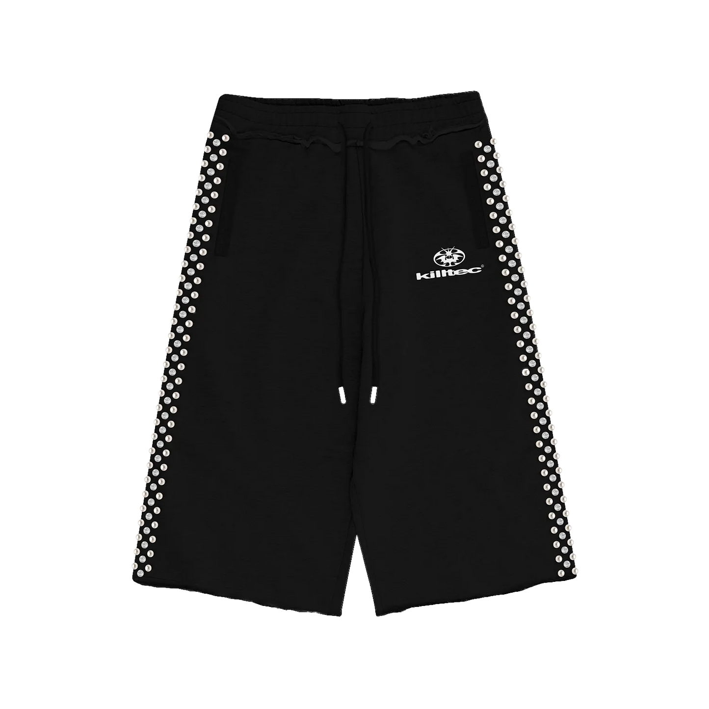 Baggy Pearl Black Shorts